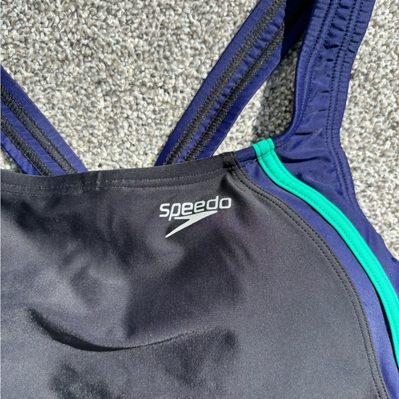 NWOT SPEEDO Women’s One Piece PowerFLEX Eco Bathing Suit Size 10 - Picture 7 of 7